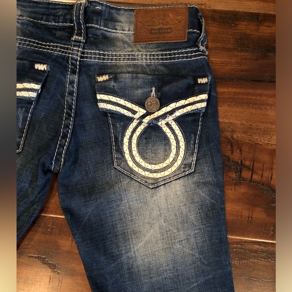 New Big Star Sweet Flare Ultra Low Rise 26 R x 32” - Picture 3 of 12